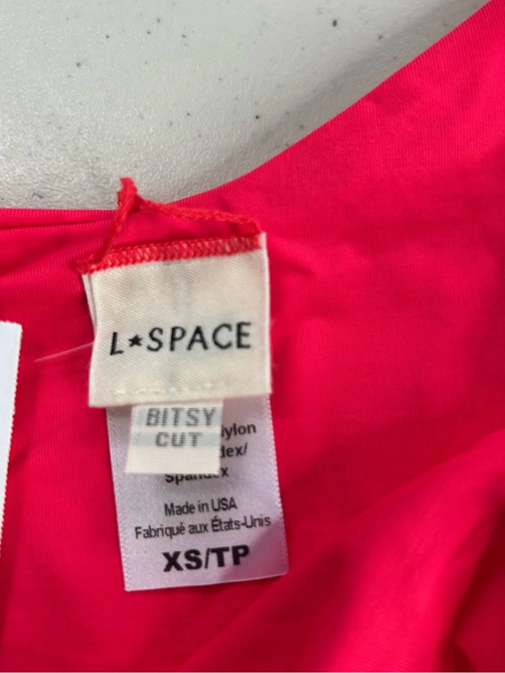 L*Space Cabana Bikini Bitsy Bottom in Lipstick Red Size XS New